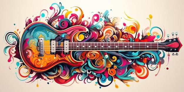 ai-generated-ai-generative-draw-paint-sketch-watercolor-muisc-guitar-with-color-splash_95211-30561